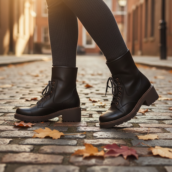Bueno Nichola Black Leather