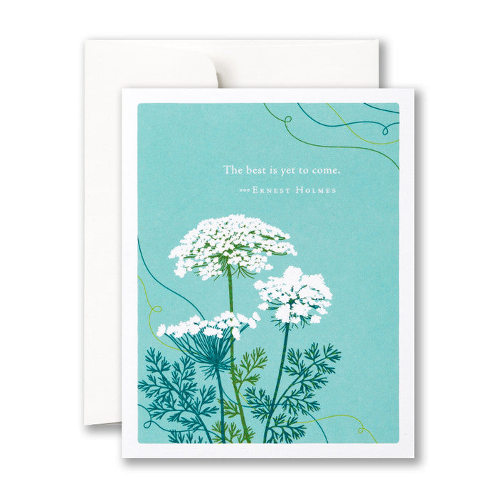 Compendium Wedding Card  -  The Best is Yet to Come
