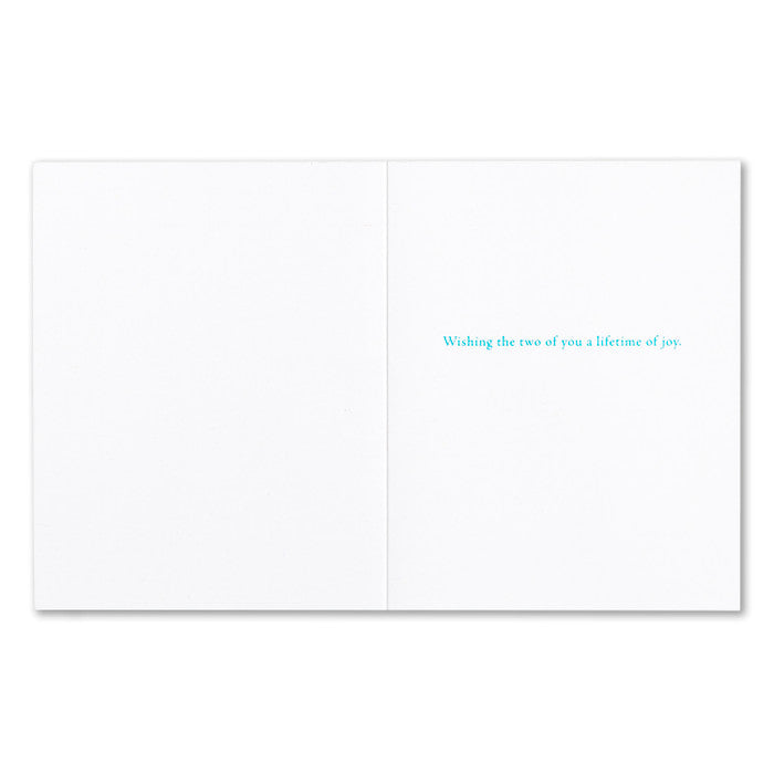 Compendium Wedding Card  -  The Best is Yet to Come