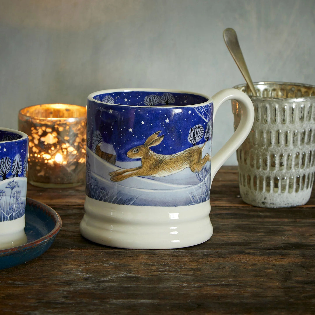 Emma Bridgewater Midnight Hare 1/2 Pt. Mug