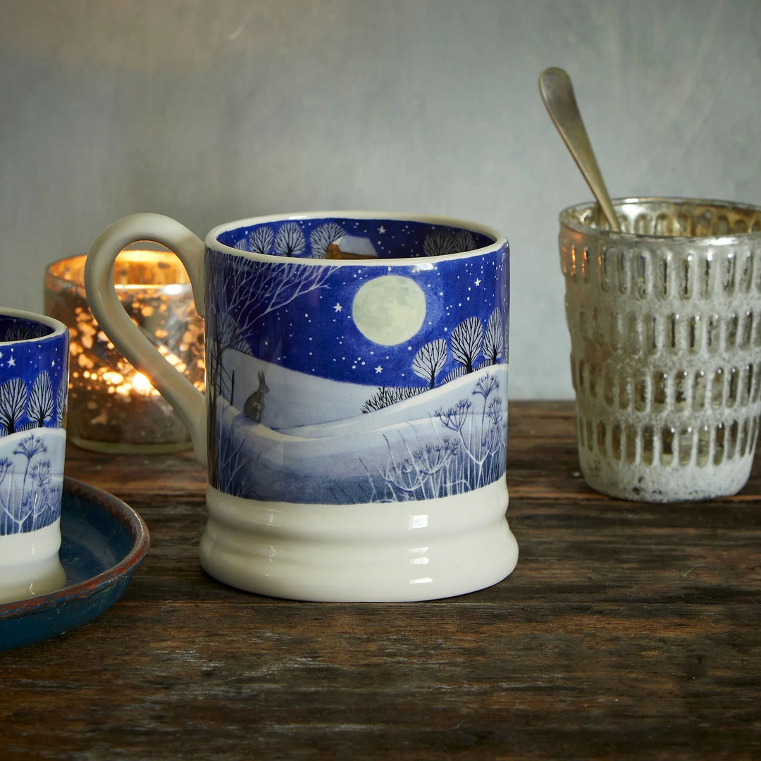 Emma Bridgewater Midnight Hare 1/2 Pt. Mug