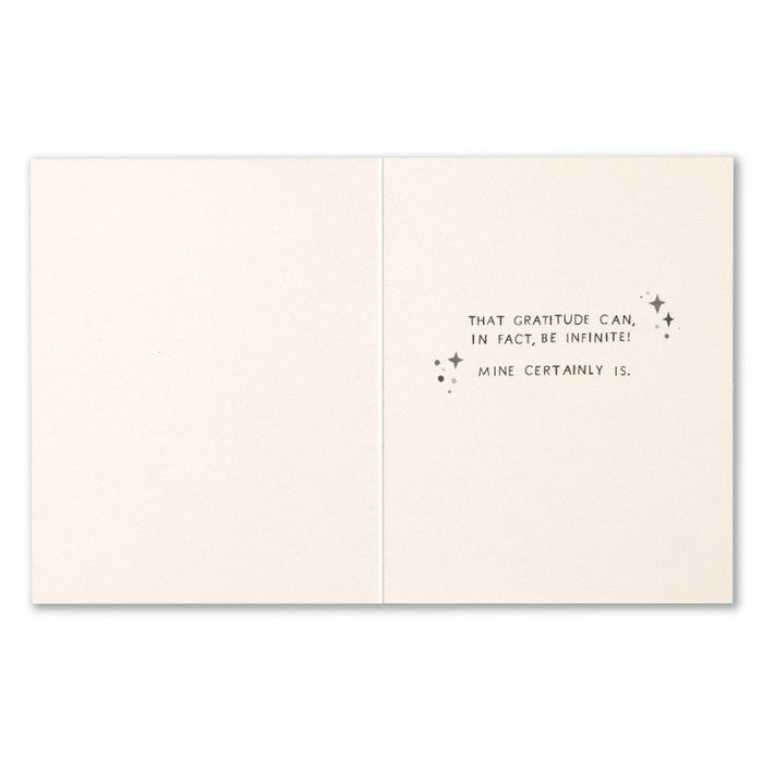 Compendium Thank You Card  -  Scientists have just determined . . .