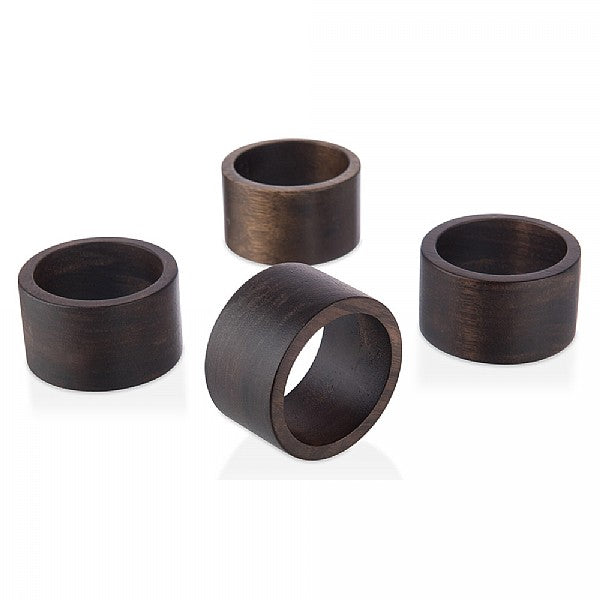Artisan St. 4pcs Napkin Ring Acacia