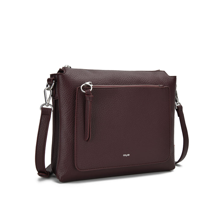 Colab Samaya Crossbody Bag  7567  Blackberry