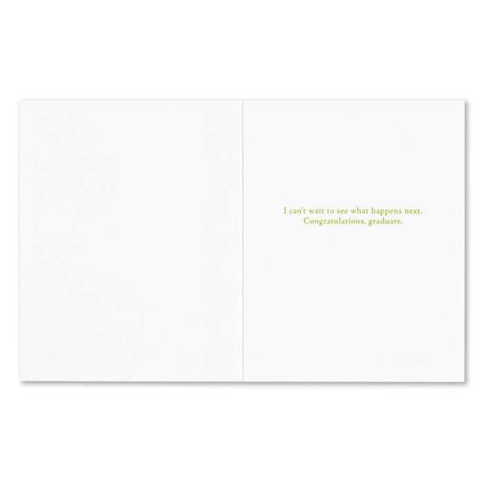 Compendium Graduation Card  -  . . . be yourself, express yourself . . .