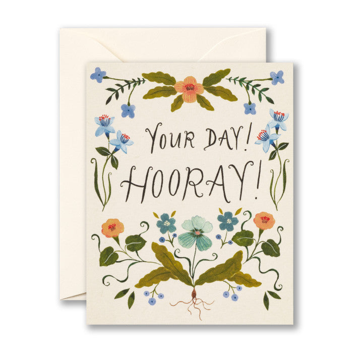 Compendium Birthday Card  -  Your day!  Hooray!
