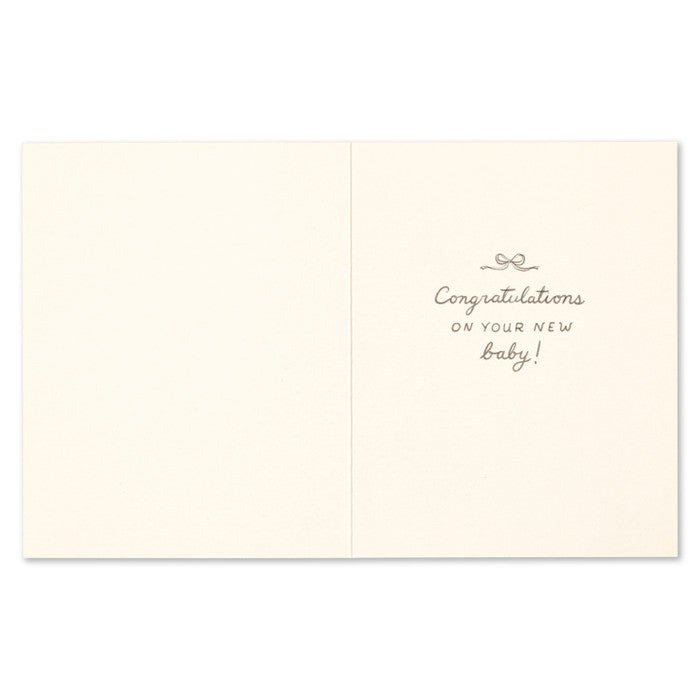 Compendium Baby Card  -  The world just got a whole lot cuter