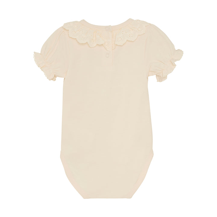 Minymo Baby Girl Bodysuit  113941  Ecru