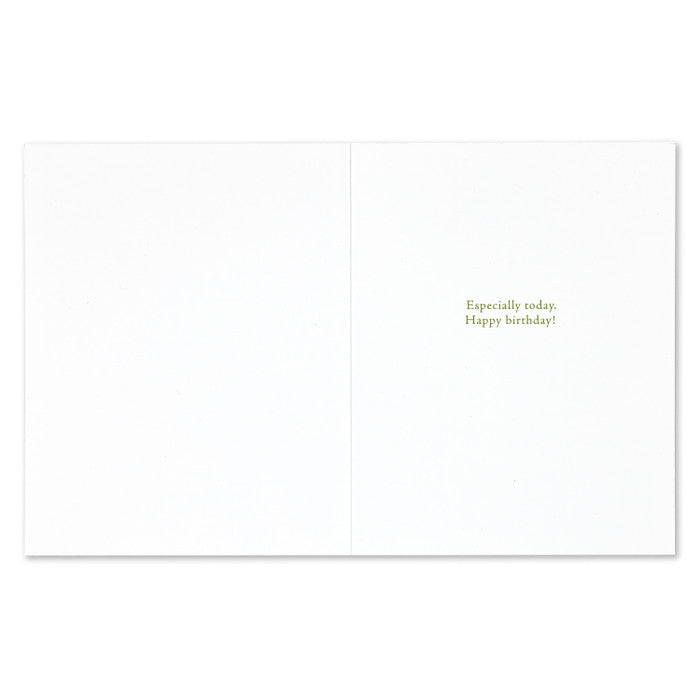 Compendium Birthday Card  -  You derserve the best, the very best