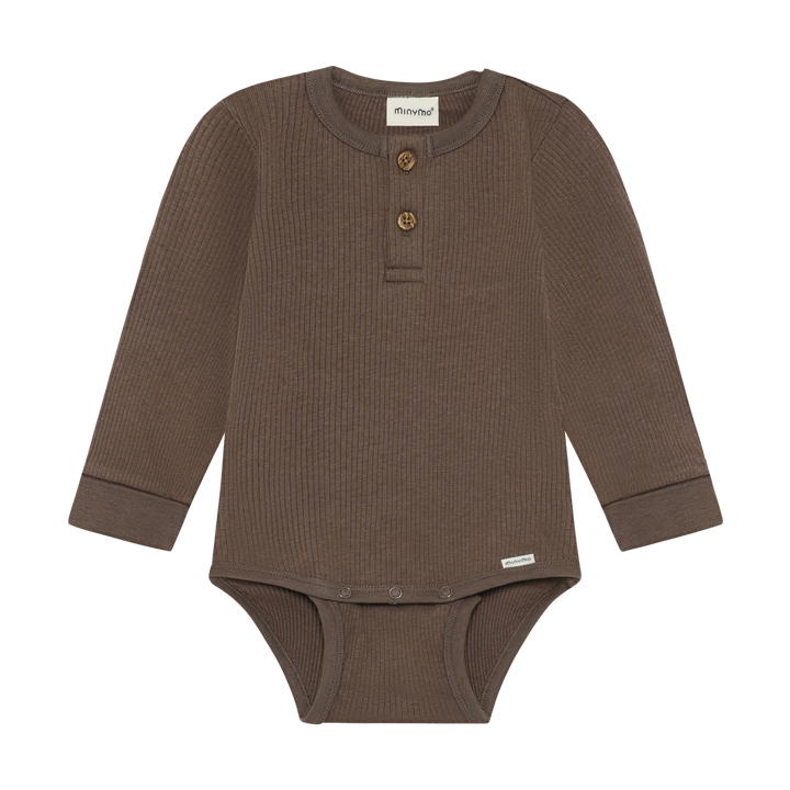 Minymo Baby Ribbed Bodysuit  114403-2502