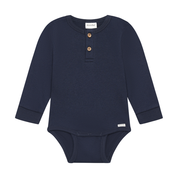 Minymo Baby Ribbed Bodysuit  114403-7997