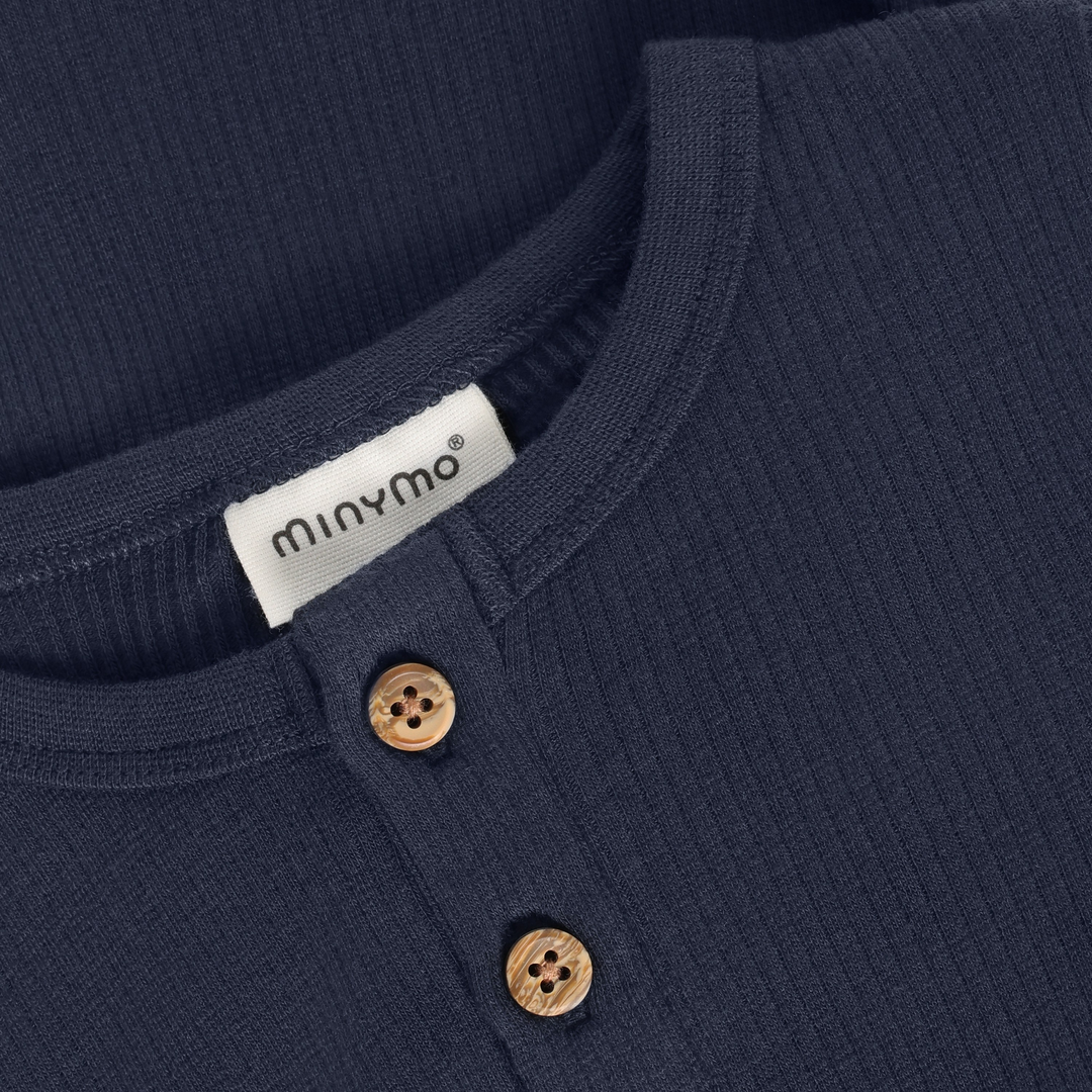 Minymo Baby Ribbed Bodysuit  114403-7997