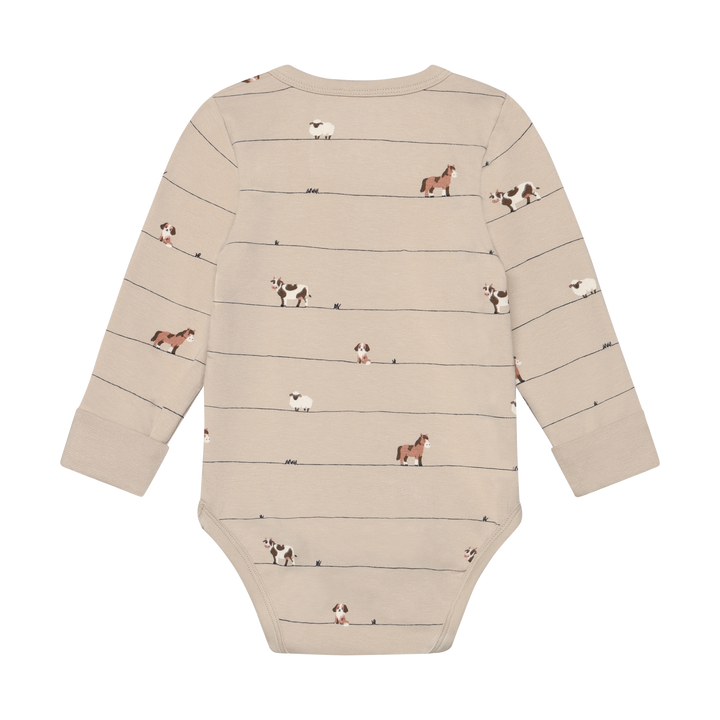 Minymo Baby Bodysuit  114406-1206  All Over Print