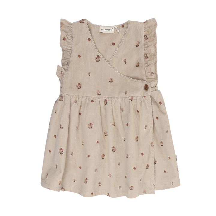 Minymo Baby Girl Corduroy Dress  114430-1206  All Over Print