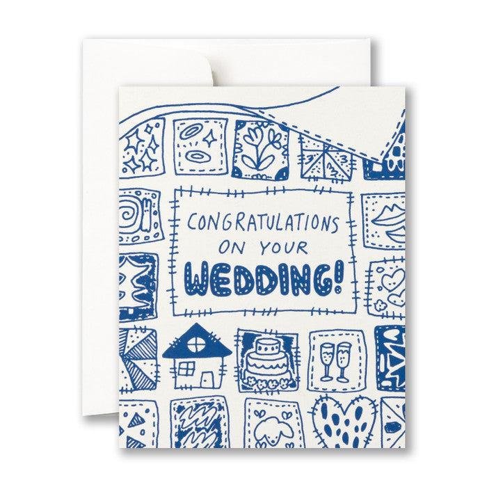 Compendium Wedding Card  -  Congratulations on your wedding