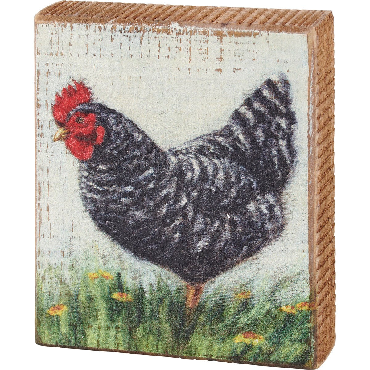 Block Sign - Plymouth Rock Chicken 116175