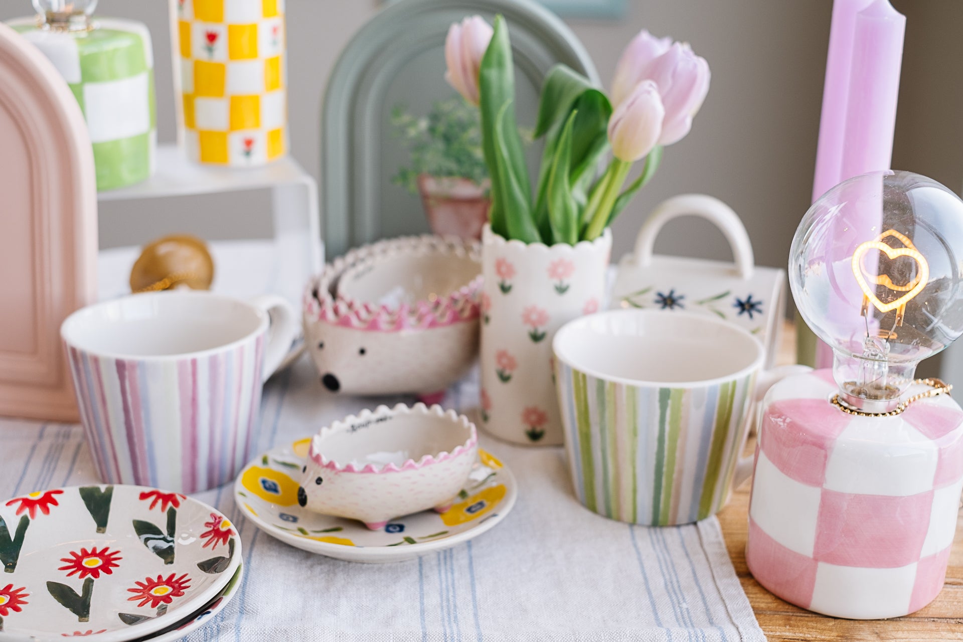 image of beautiful emma bridgewater teacups that are floral