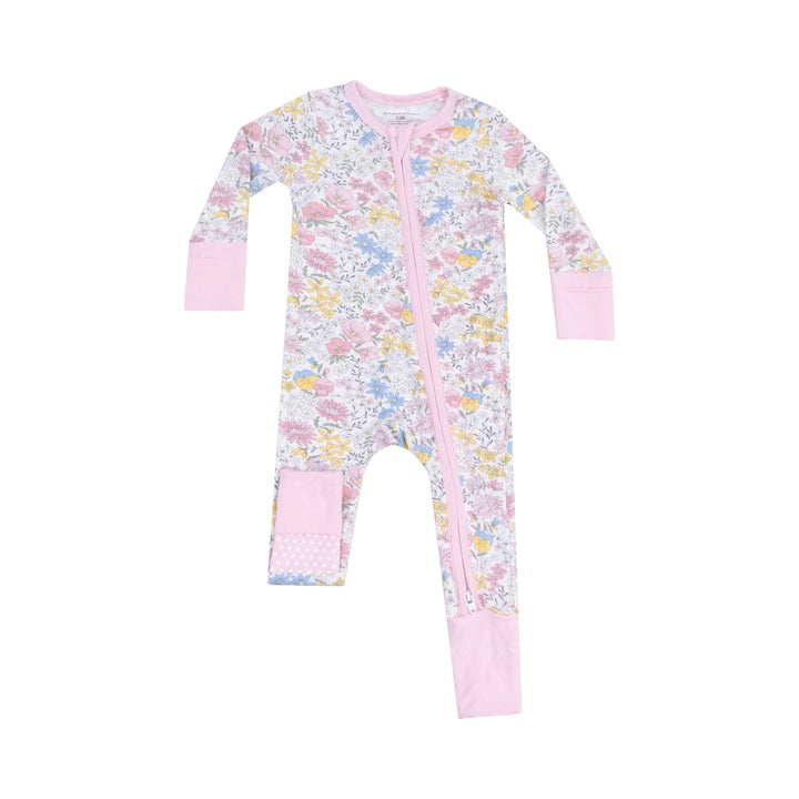 Angel Dear 2 Way Zipper Romper   126-S25-VIO   Viola Floral