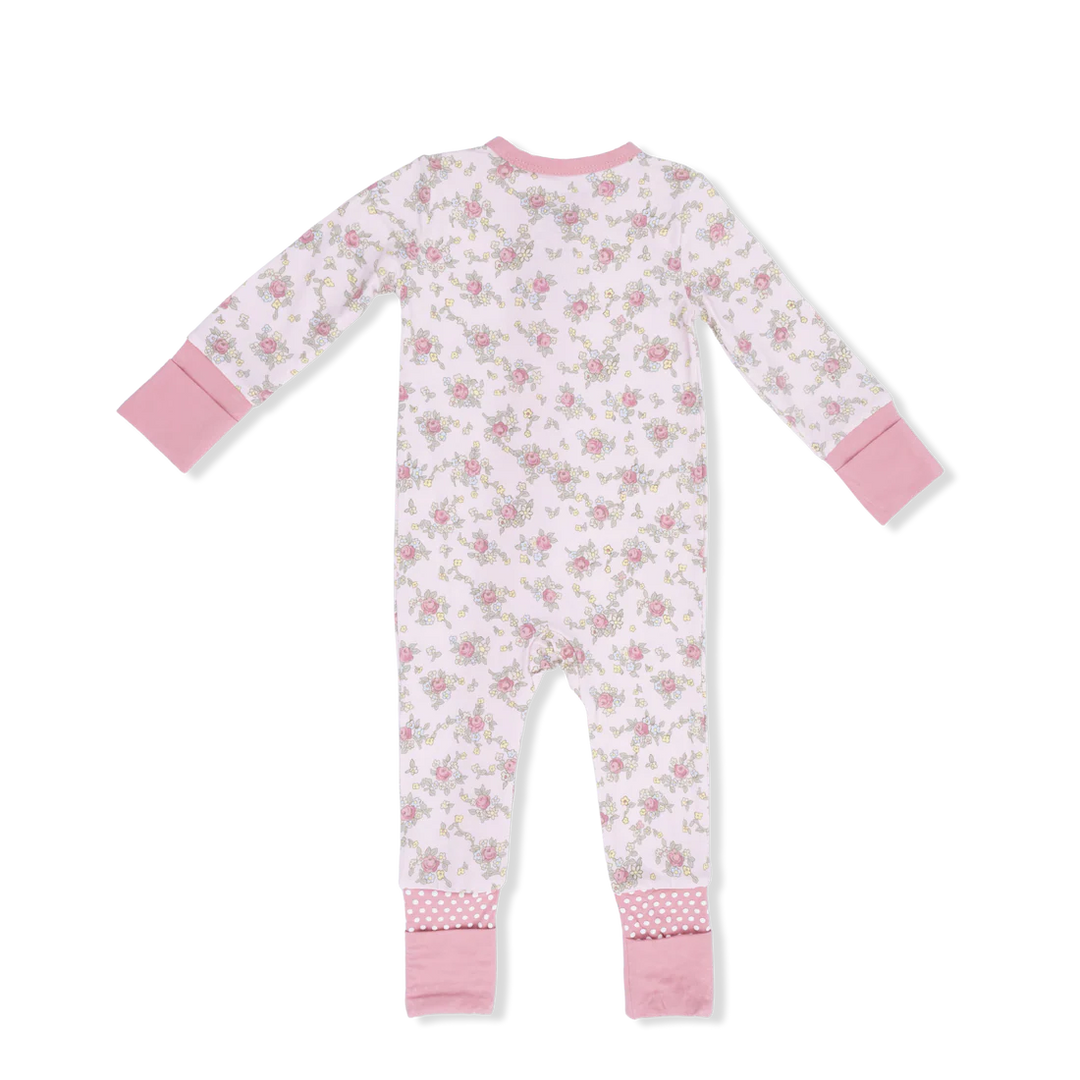 Angel Dear Baby Girl Footless Romper  126-S26-ERG  Edith's Rose Garden