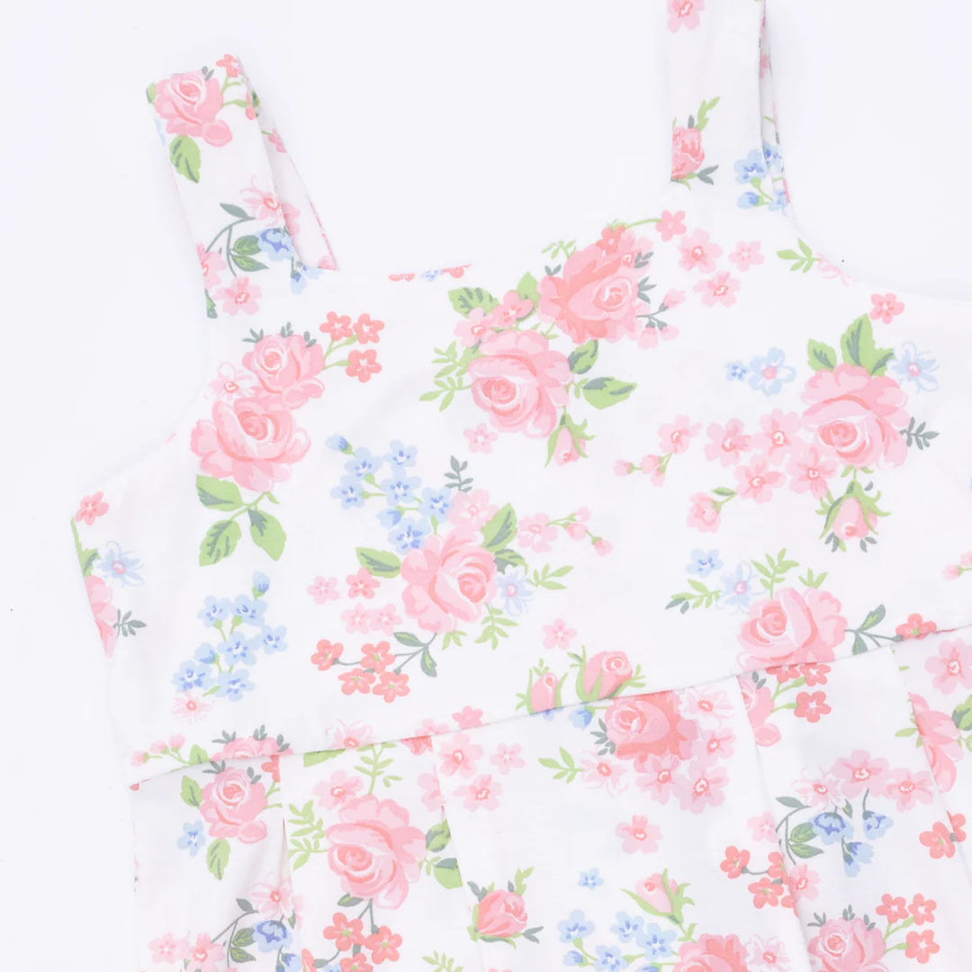Angel Dear Baby Girl Wide Leg Jumpsuit  1212-S26-CLR  Cute Little Roses **