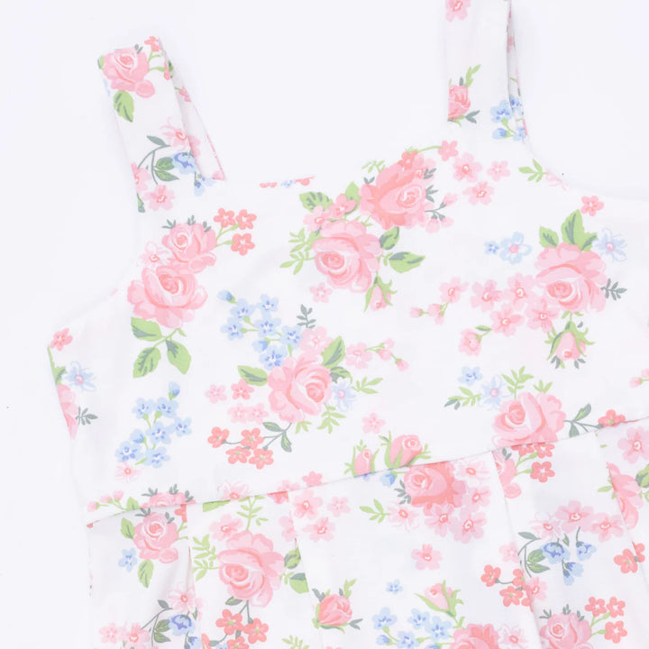 Angel Dear Baby Girl Wide Leg Jumpsuit  1212-S26-CLR  Cute Little Roses **