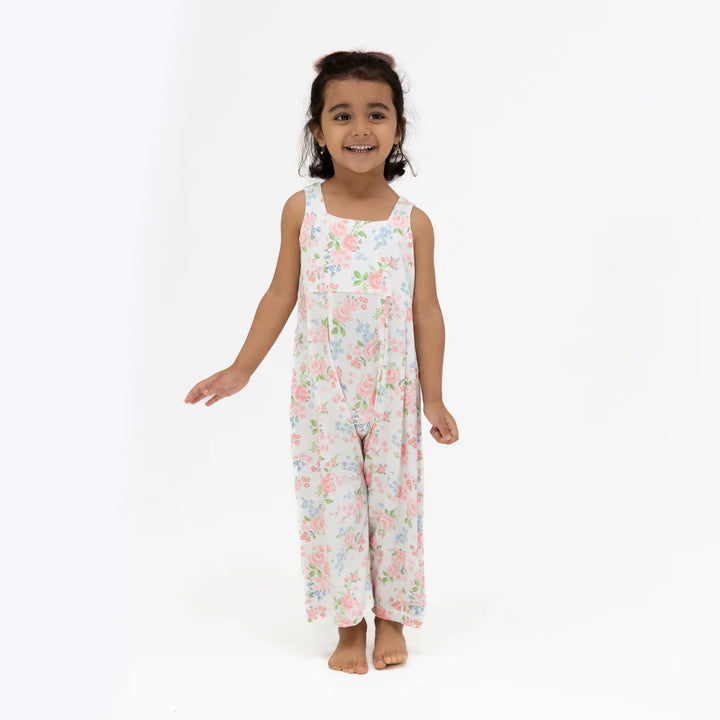 Angel Dear Baby Girl Wide Leg Jumpsuit  1212-S26-CLR  Cute Little Roses **