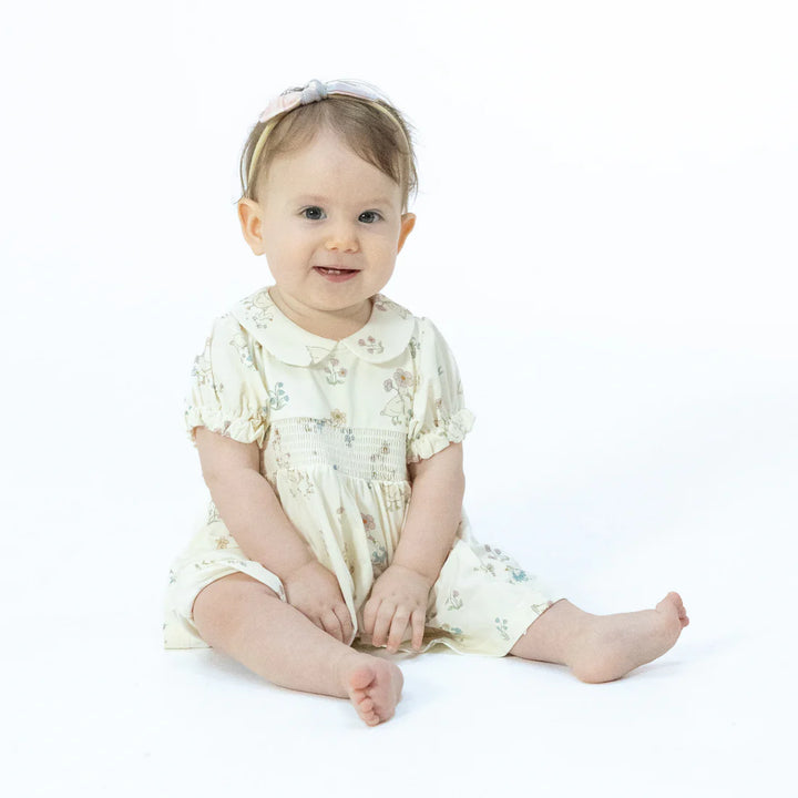 Angel Dear Smocked Dress Set  1322-S26-FDC  Flower Ducklings