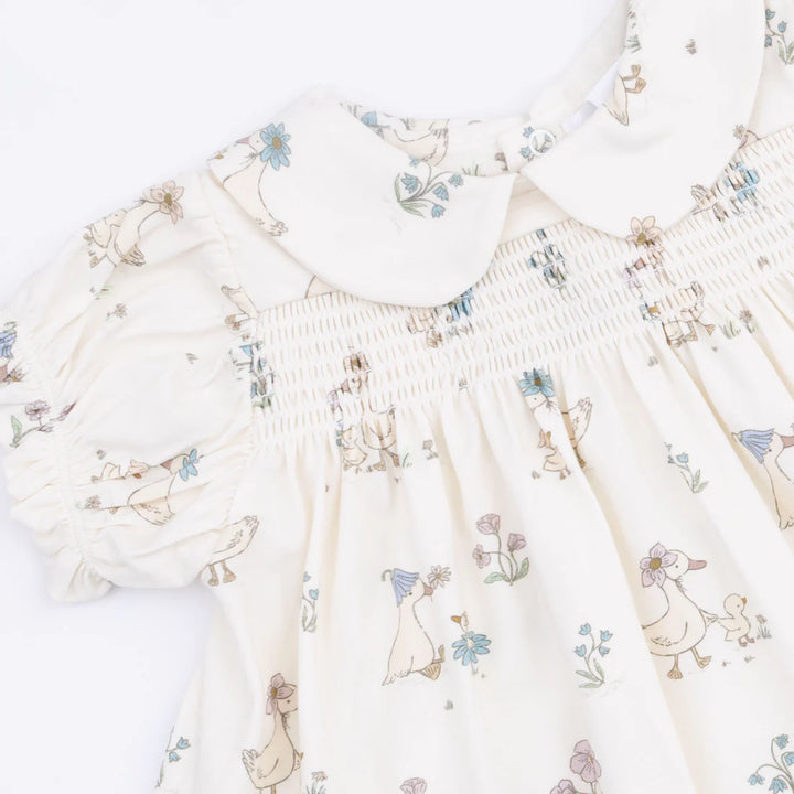 Angel Dear Smocked Dress Set  1322-S26-FDC  Flower Ducklings