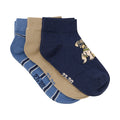 Minymo Boys 3Pk Footie Socks  113946