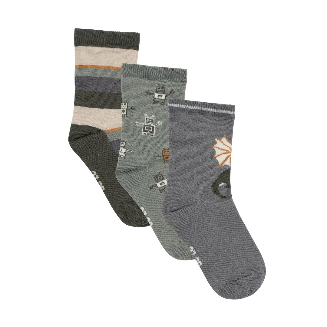 Minymo Boys Socks  134471-9006  3pk