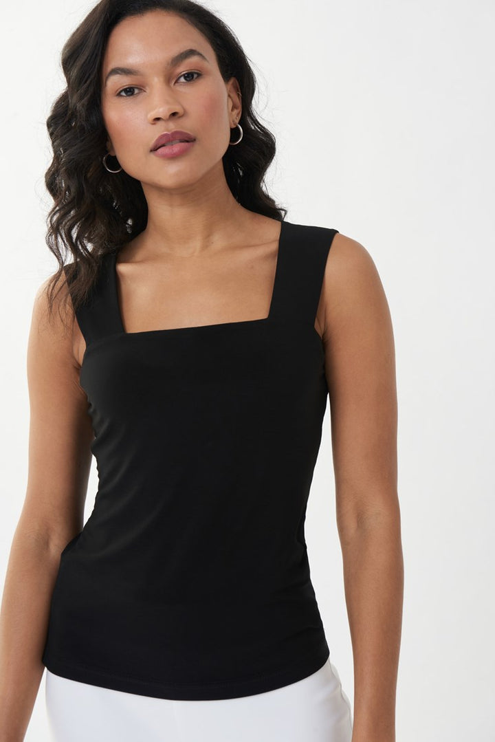 Joseph Ribkoff  Square Neck Cami  143132  Black