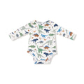 Angel Dear Baby Lap Shoulder Bodysuit   147-F25-WD1   Washy Dinos