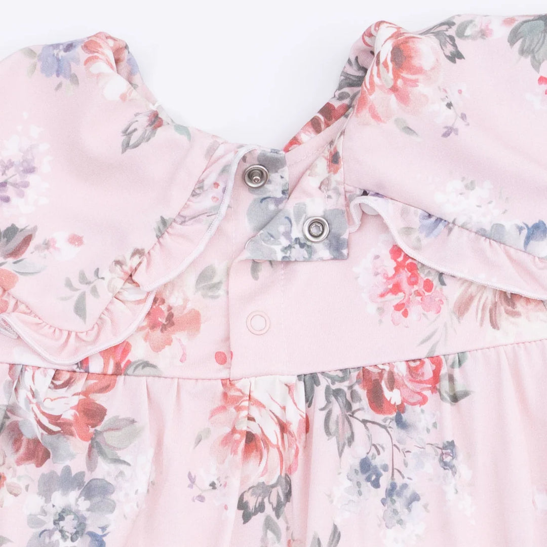 Angel Dear Baby Girl Sofia Dress & Bloomer   1480-F26-PRB   Painterly Rose Bouquets
