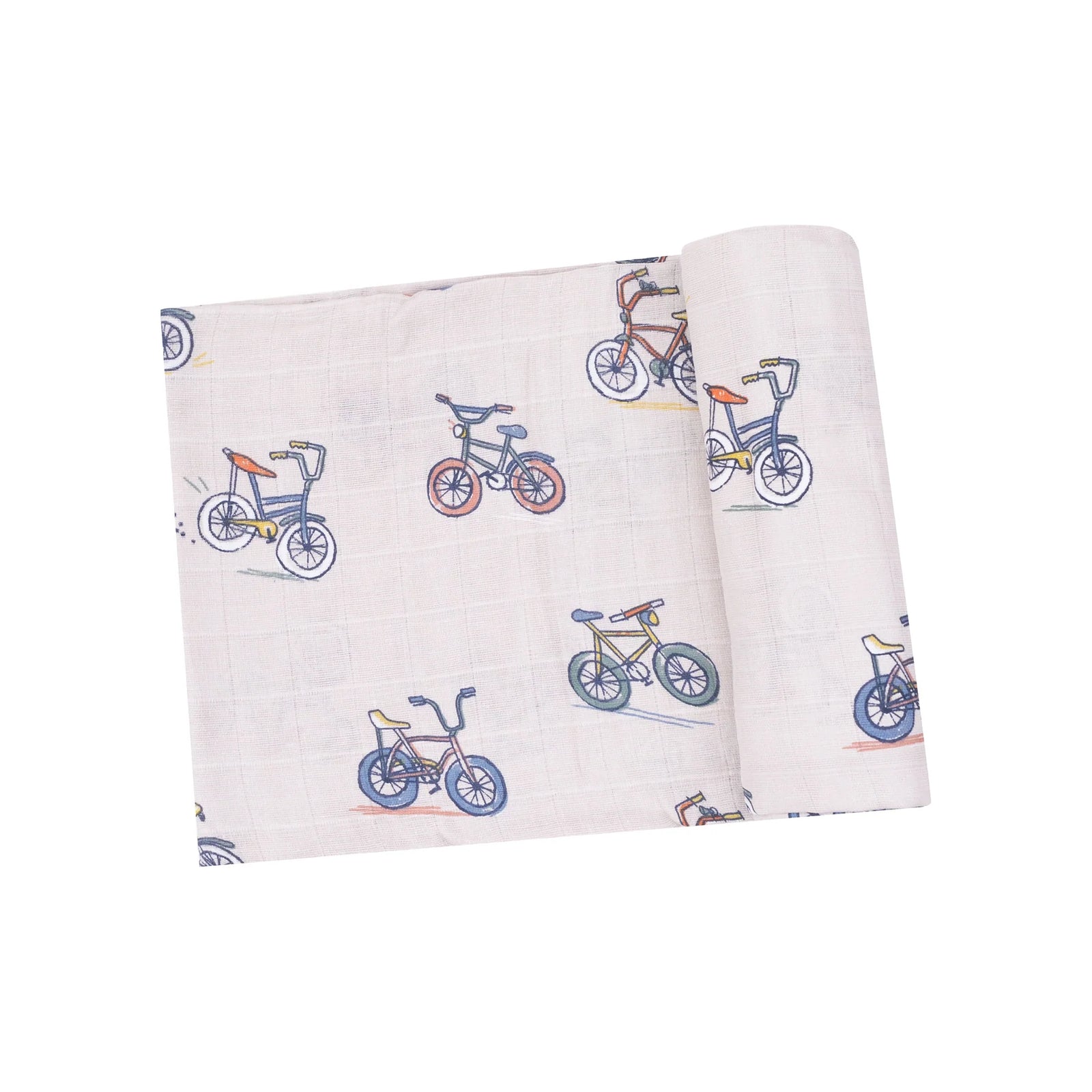 Angel Dear Muslin Swaddle Blanket   157-S25-BIK   Bikes