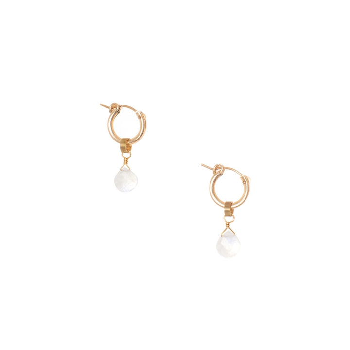 Hailey Gerrits Drake Earring 13mm Moonstone 24E04MNSM