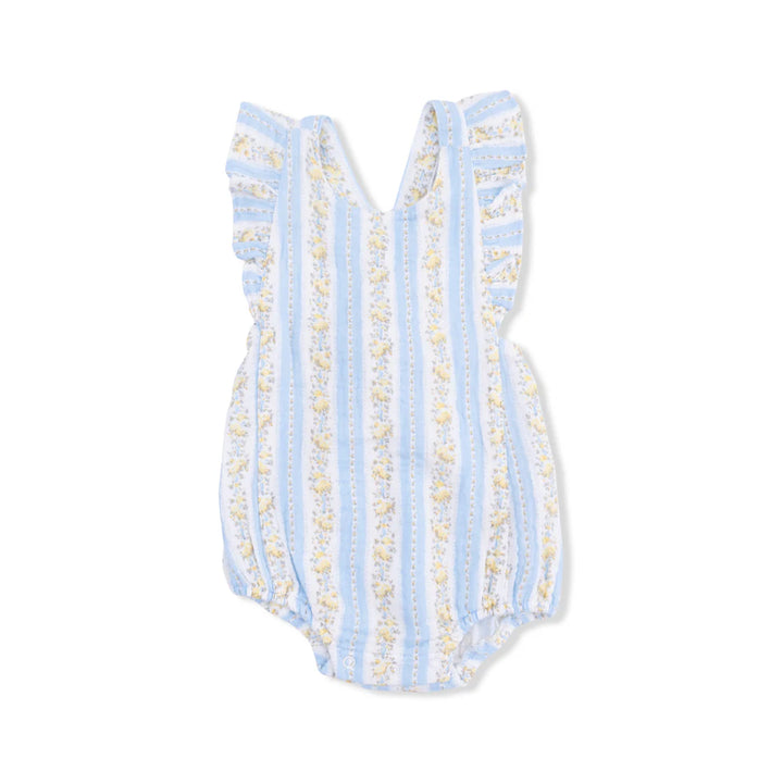 Angel Dear Baby Girl Sunsuit  160-S26-BFS  Odalys Floral Stripe
