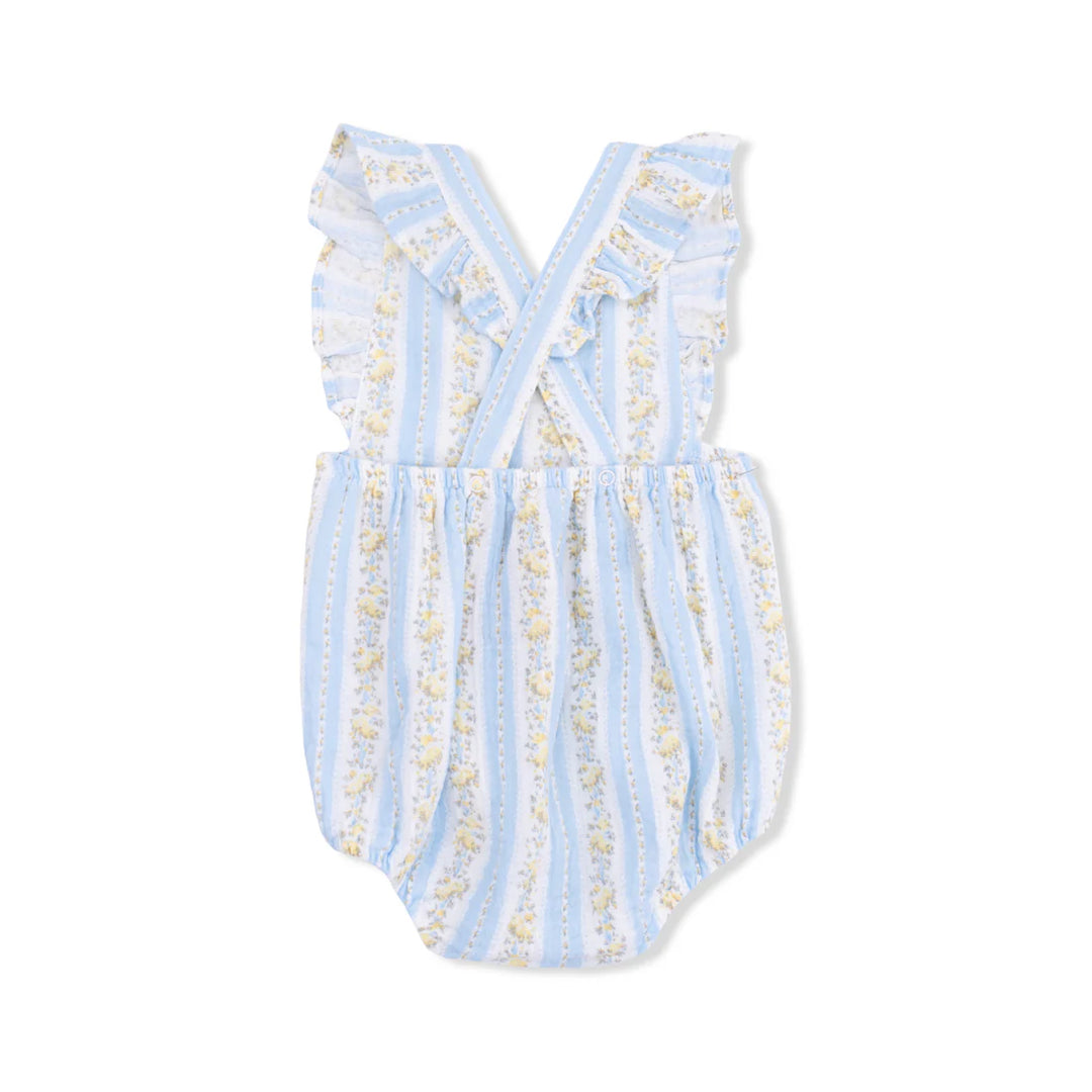 Angel Dear Baby Girl Sunsuit  160-S26-BFS  Odalys Floral Stripe