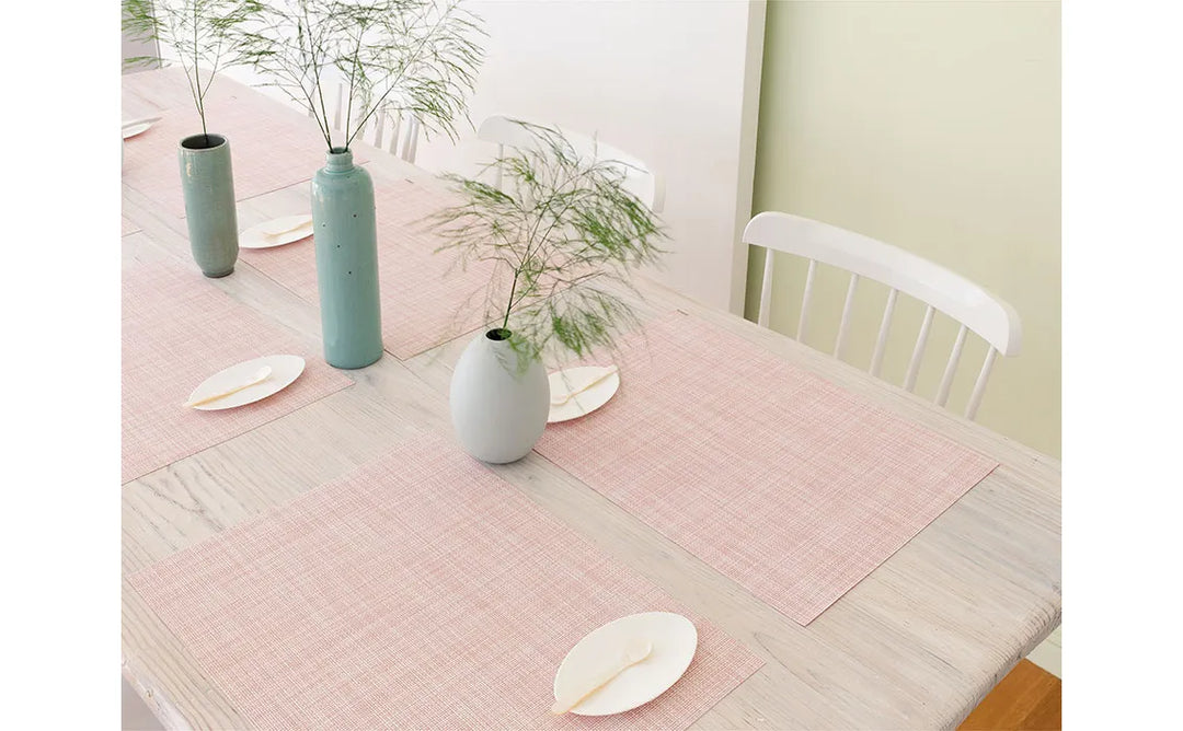 Chilewich Mini Basketweave Blush Placemat
