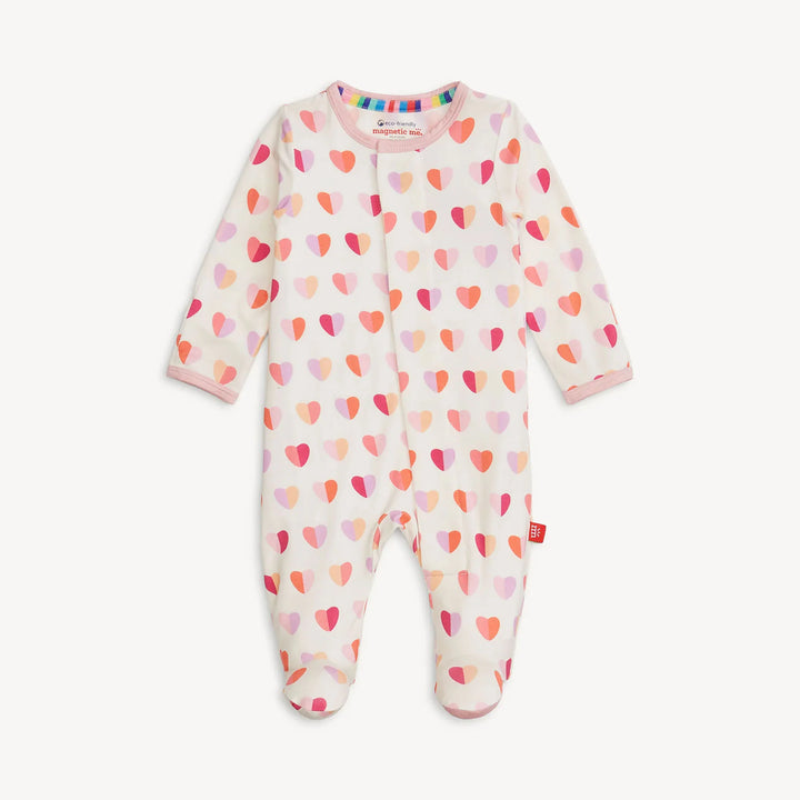 Magnetic Me Baby Footie   MF5MF01PXO     Pin XOXO