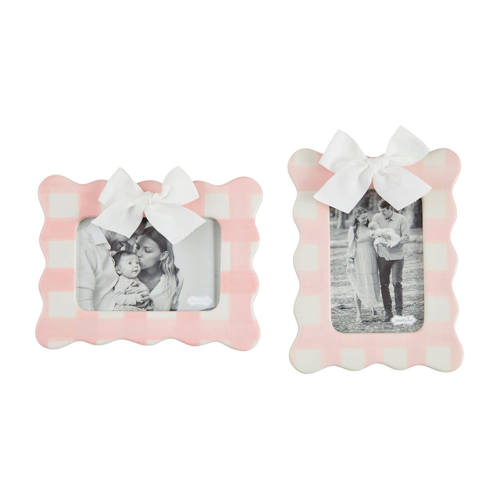 Mudpie Gingham Bow Frame