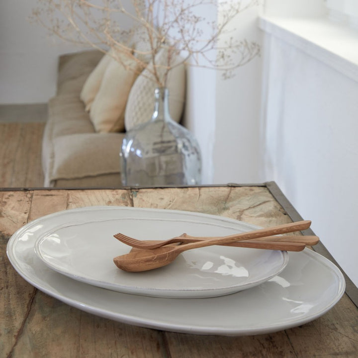 Casafina Fontana White Oval Platter  FT327