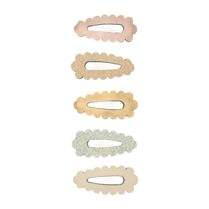Mimi & Lula Mini Clic Clac  172016-26  Scalloped Natural