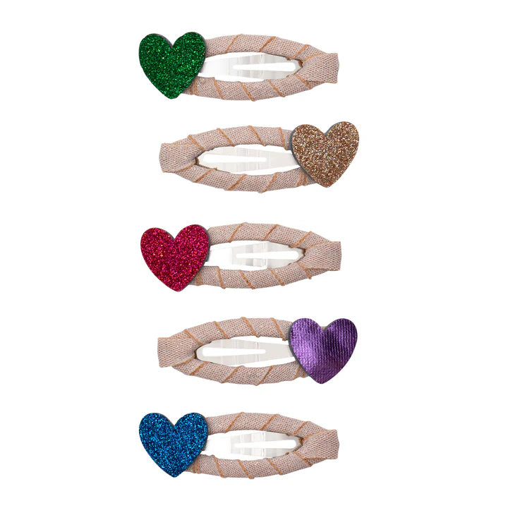 Mimi & Lula Mini Clic Clac Clips  172061-38  Jazzy Hearts