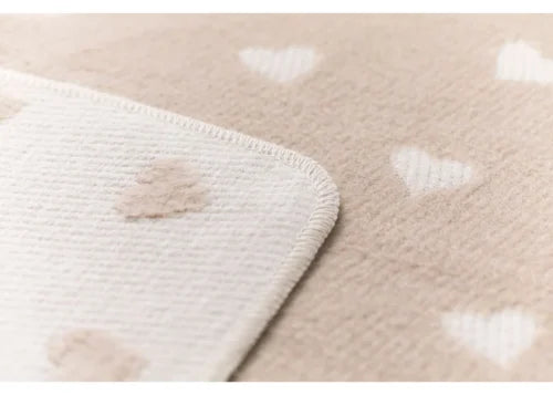 Fussenegger Carla Baby Blanket  17301479  Hearts Allover - Off White/Grey