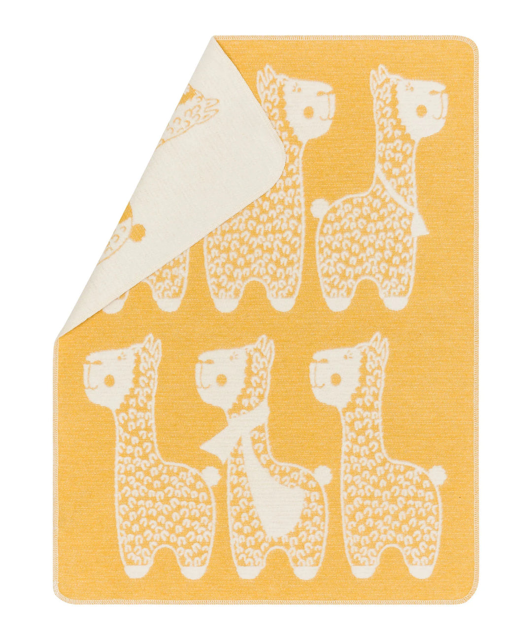 Fussenegger Alpaka Baby Blanket Mustard