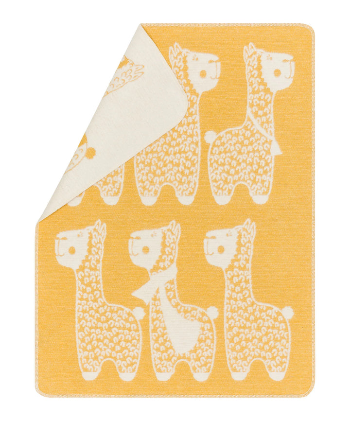 Fussenegger Alpaka Baby Blanket Mustard