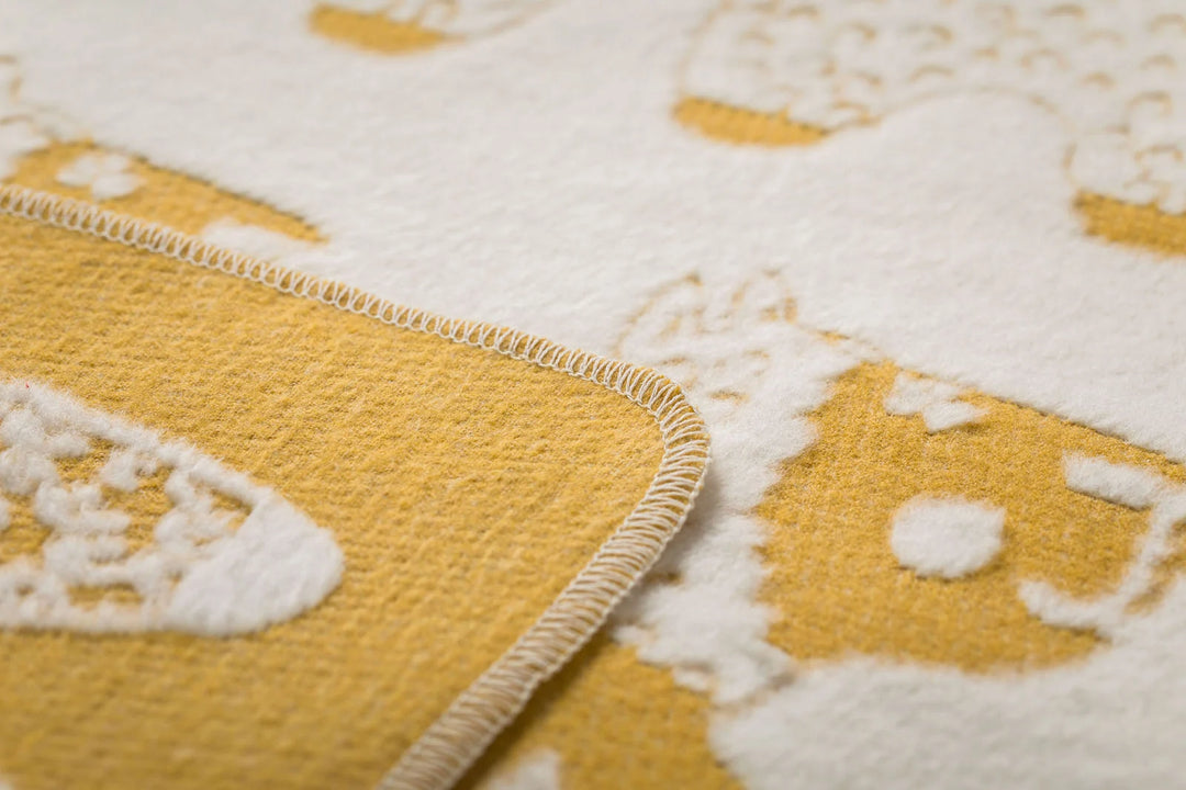 Fussenegger Alpaka Baby Blanket Mustard
