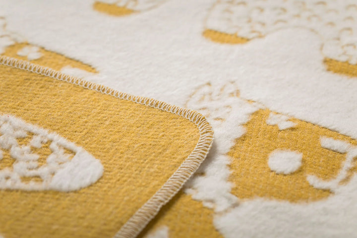 Fussenegger Alpaka Baby Blanket Mustard