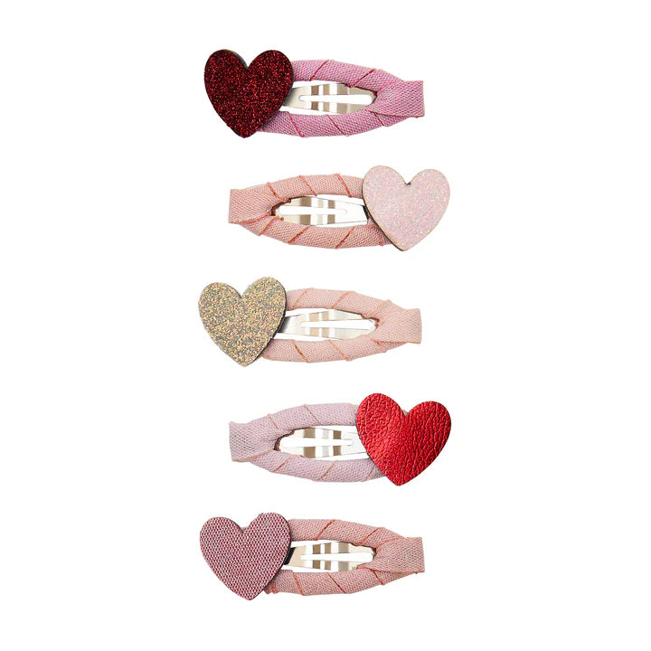 Mimi & Lula Mini Clic Clac Clips  182092-27 Pink Multi Hearts