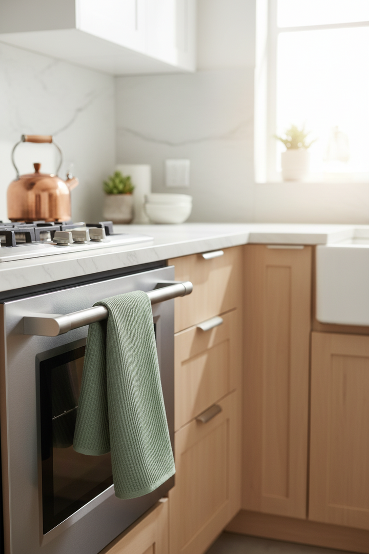 Danica Ripple Kitchen Towel - Elm